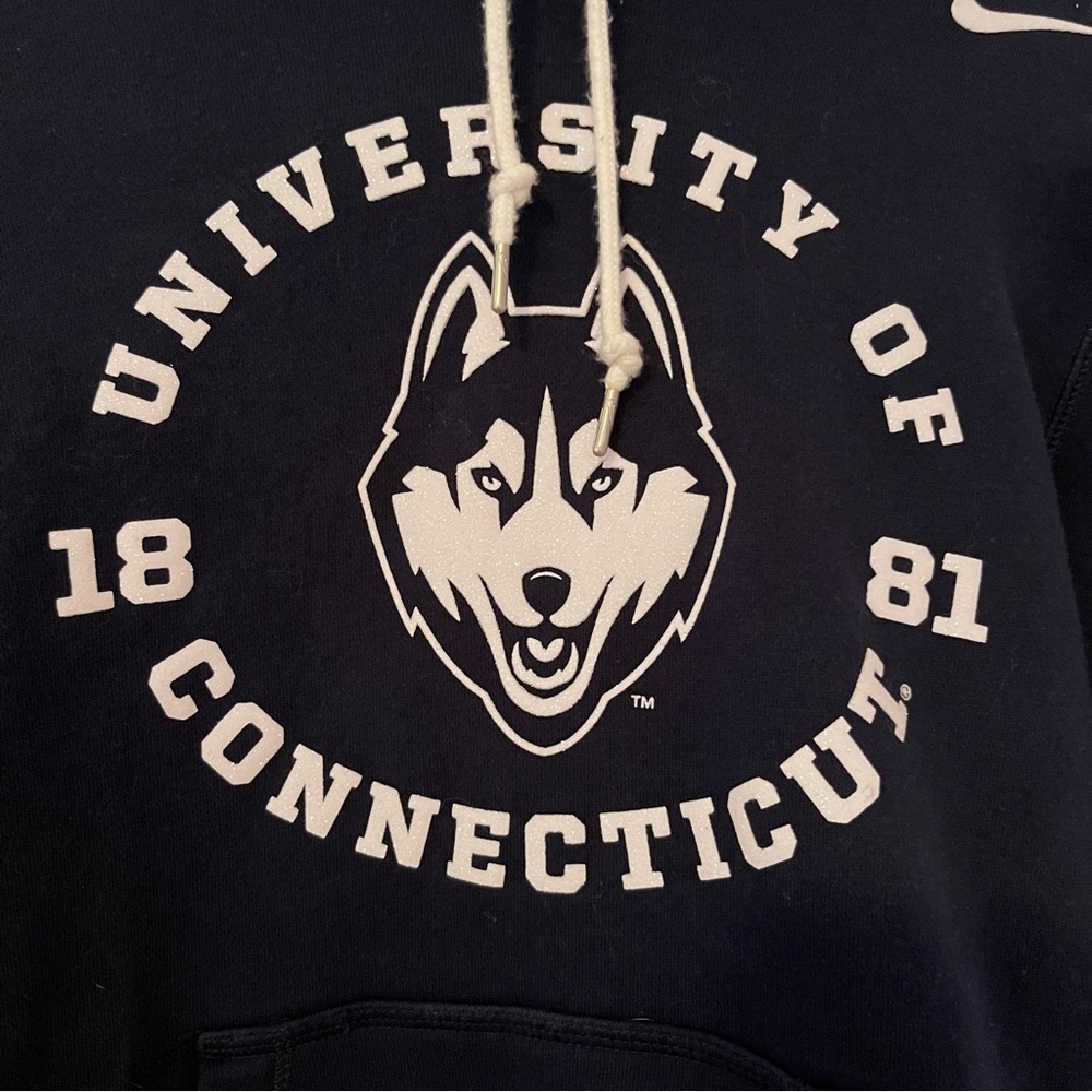 UConn Ladies Hooded Sweatshirt - Size S - Picture 2 of 6